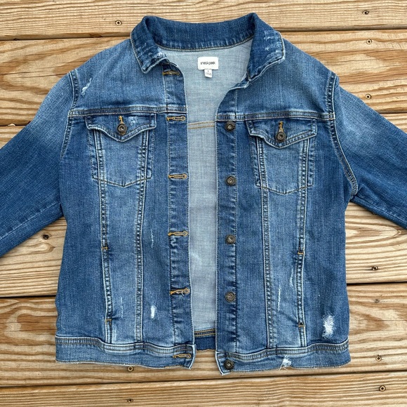 Sneak Peek Jackets & Blazers - Sneak Peek blue denim jacket, size large, fits like a medium